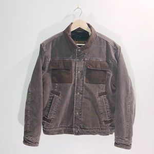 Men’s Timberland Corduroy Coat Teddy Bear Lining M